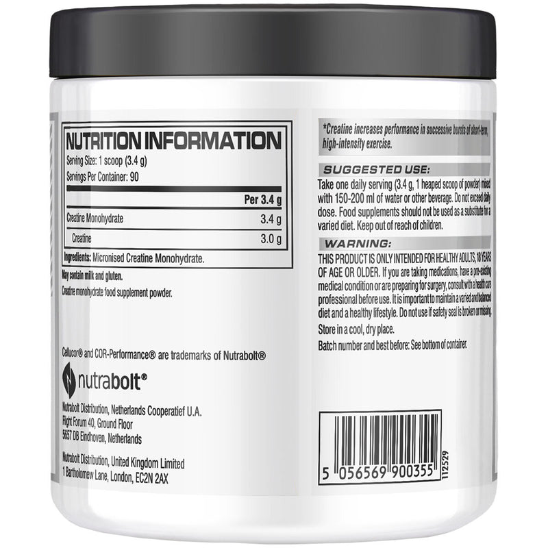 Cellucor creatine powder unflavoured 306g - British product