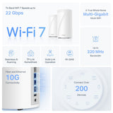 TP-Link Deco BE85 WiFi 7 mesh system 2-pack - British product