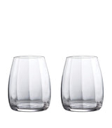 Harrods Waterford Elegance Optic Tumblers Whisky Tumbler Glasses Set of 2- Buy online at McGrocer
