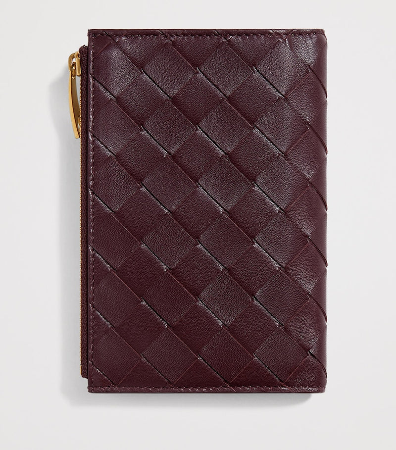 Bottega Veneta medium leather Intrecciato bifold wallet (British brand)