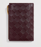 Bottega Veneta medium leather Intrecciato bifold wallet (British brand)