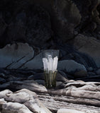 Lalique crystal Basalte vase 46cm, UK version