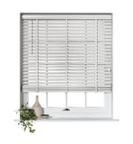 Habitat wooden white 50mm slat Venetian tape blind 180cm, UK version