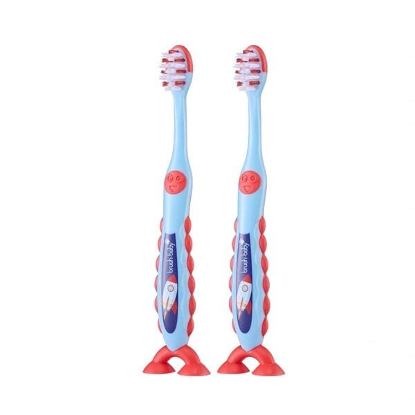 Brush Baby Rocket FlossBrush Double Pack 3-6 Years - British product