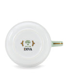 GINORI 1735 verde green porcelain teacup with 245ml capacity, UK version