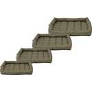 Rosewood water resistant small crate mat, imported from the UK