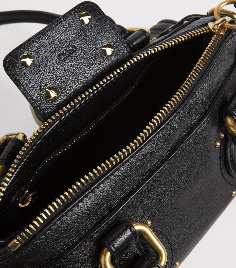 Chloé Paddington small leather top-handle bag, imported from the UK