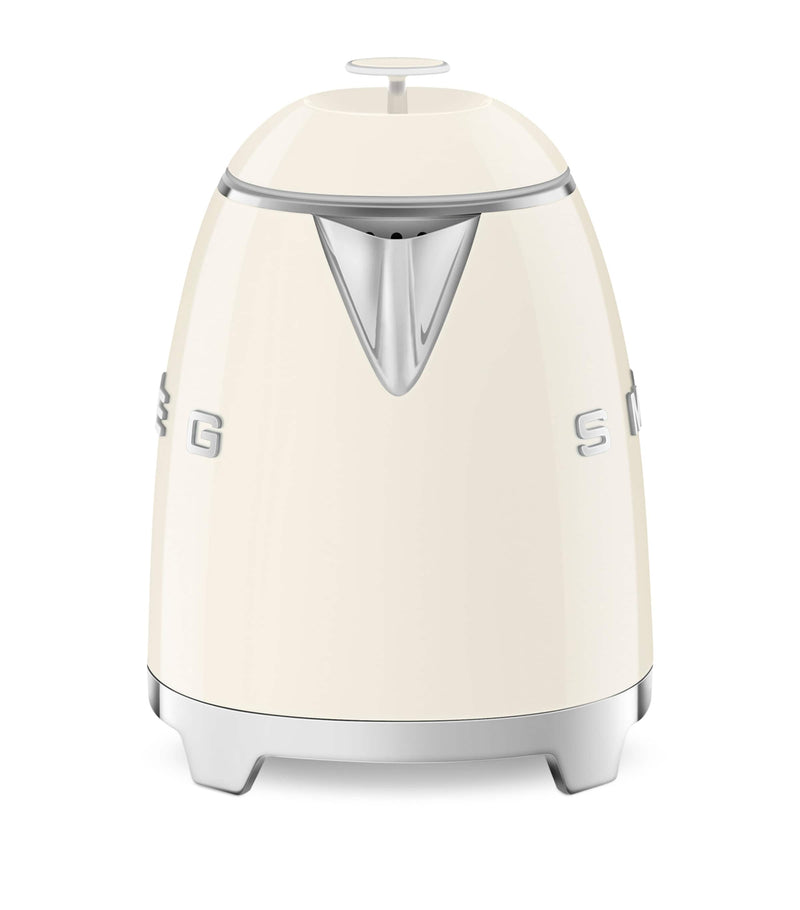 Smeg mini retro kettle with stainless steel handle and base (British brand)