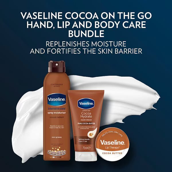 Vaseline Lip Balm Cocoa Butter 20g (British brand)