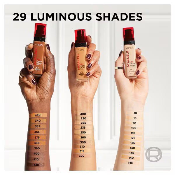 L'Oreal Paris Infallible 32H Fresh Wear Foundation 200, UK version