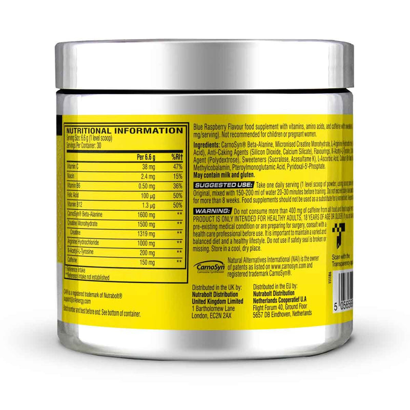 Cellucor C4 pre-workout supplement Icy Blue Raspberry 2x198g - British product