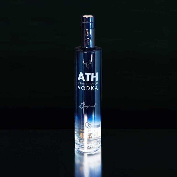 ATH Vodka Original illuminated vodka 70cl (British brand)