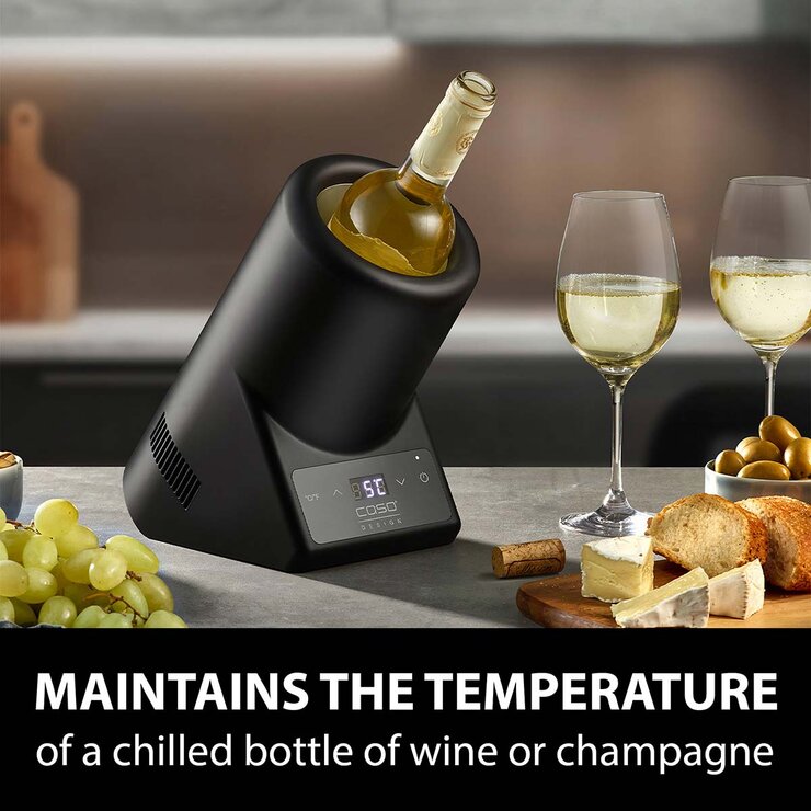 CASO table top wine cooler black (British brand)