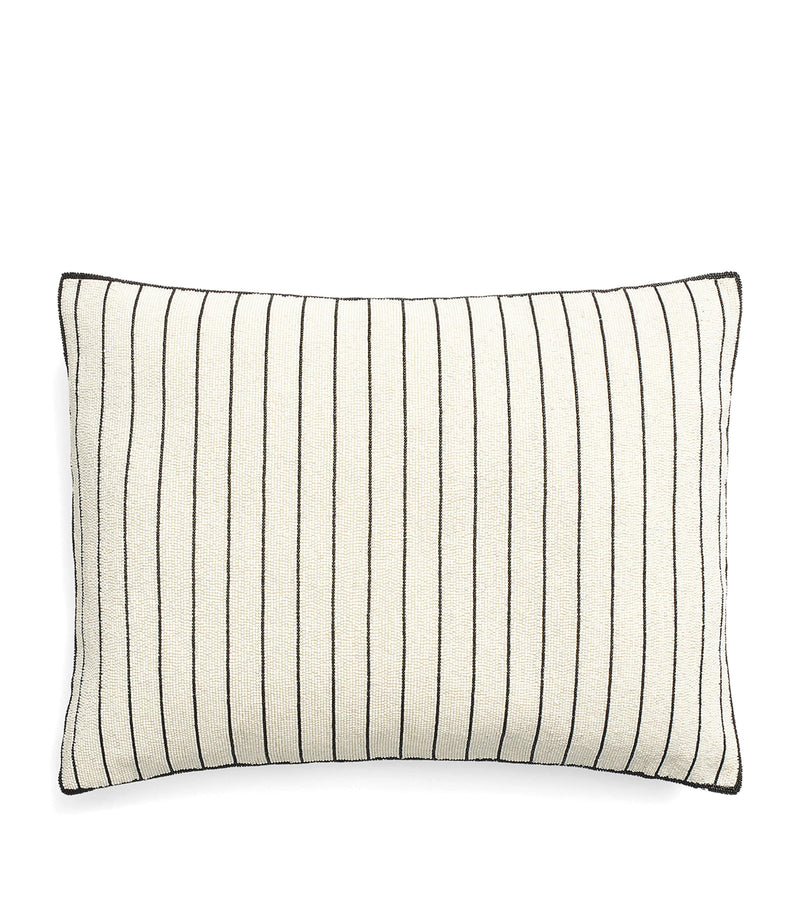 Ralph Lauren Home Beaded Northleigh Throw Pillow 38cm x 51cm, imported from the UK