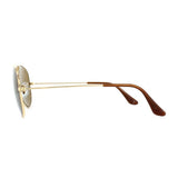 Ray-Ban Aviator 3025 gold sunglasses 55mm, imported from the UK