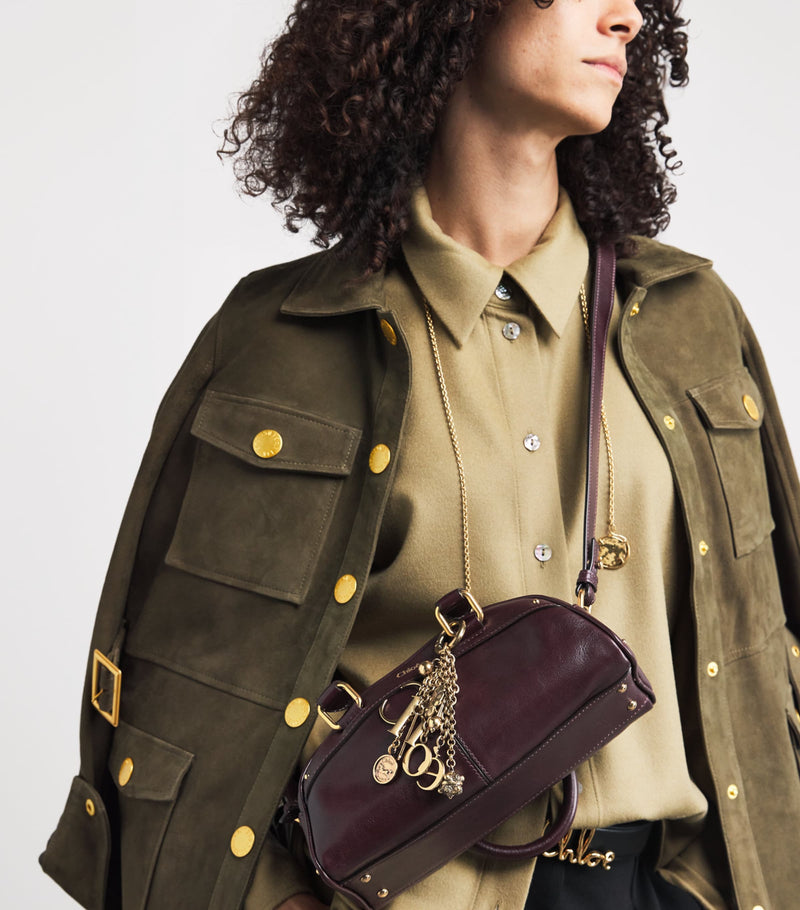 Chloé small leather bowling top-handle bag, UK version