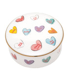Halcyon Days Only You bone china trinket box (British brand)