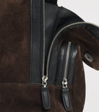 Brioni suede Via Veneto backpack, imported from the UK
