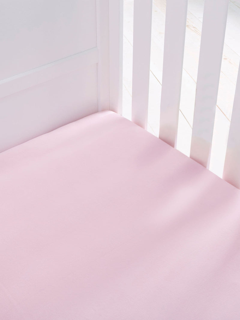 Silentnight pink kids cot fitted sheets 2 pack (British brand)