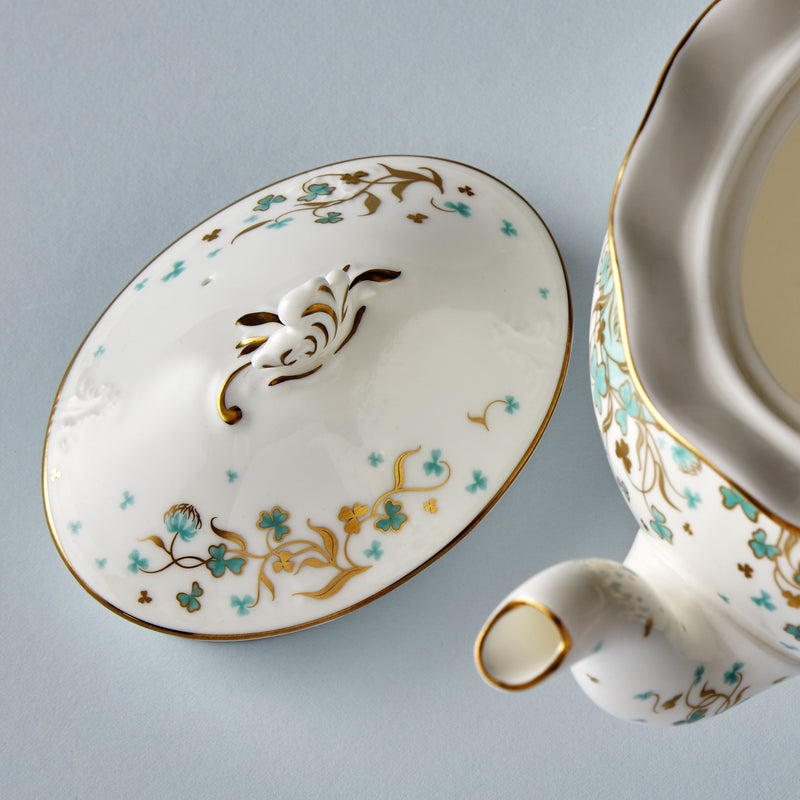 Fortnum's Cloverleaf bone china teapot 995ml - British product
