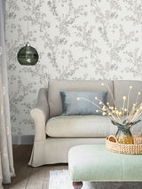 Next Laura Ashley Forsythia Steel Wallpaper 10m- Buy online at McGrocer