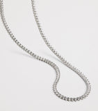 Harrods white gold diamond tennis necklace 9.25ct (British brand)