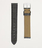 Jean Rousseau lizard-pattern leather watch strap 14mm - British product