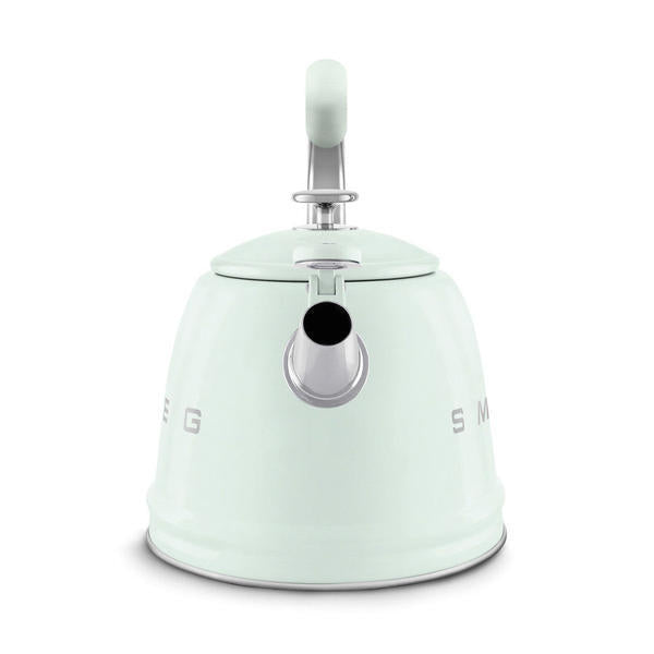 Smeg stovetop kettle and toaster set in light green - British product
