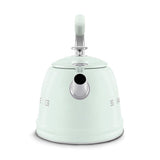 Smeg stovetop kettle and toaster set in light green - British product