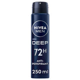 Superdrug Nivea Men Deep Anti-Perspirant Deodorant Spray 250ml- Buy online at McGrocer
