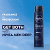 Nivea Men Deep Anti-Perspirant Spray 250ml, imported from the UK