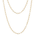 Annoushka mini yellow gold cable chain necklace - British product
