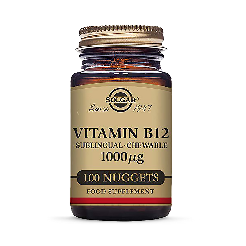Solgar Vitamin B12 1000µg 100 Nuggets (British brand)
