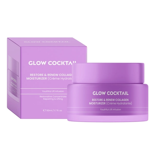 Glow Cocktail collagen moisturiser 50ml - British product