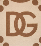 Dolce&Gabbana Casa Wool-Silk-Cashmere Logo Cushion 50cm x 50cm - British product