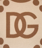 Dolce&Gabbana Casa Wool-Silk-Cashmere Logo Cushion 50cm x 50cm - British product
