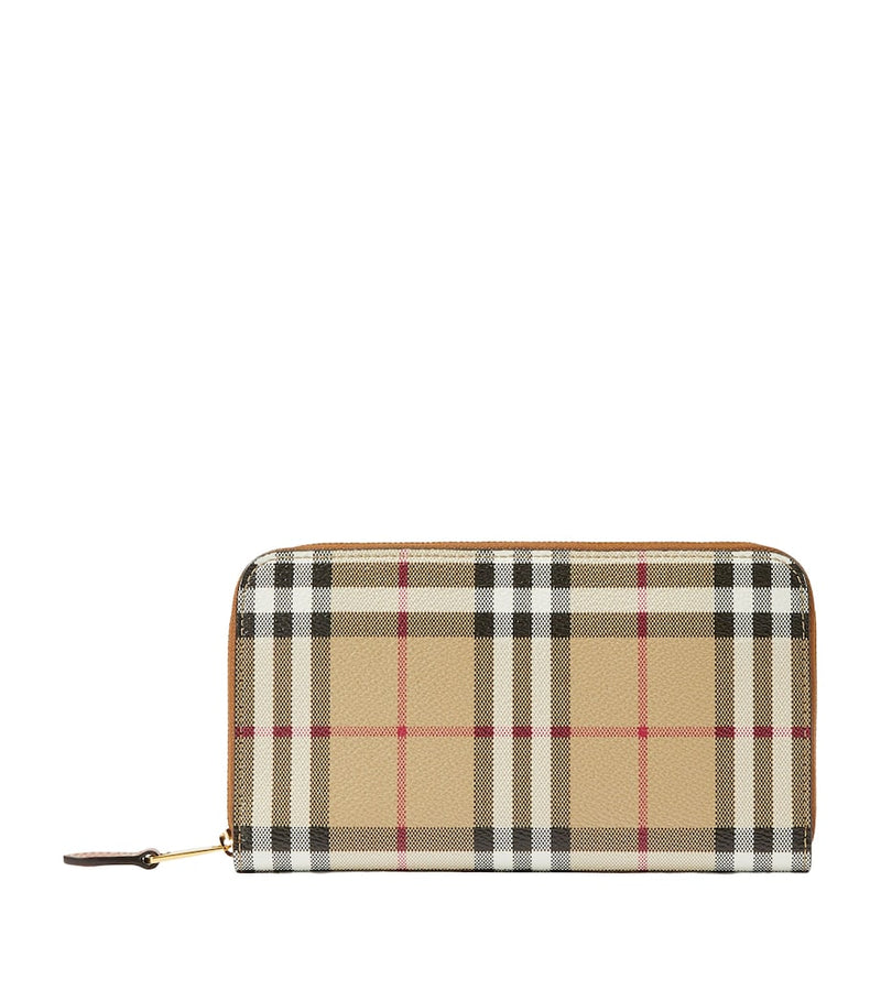Burberry Check Zipped Wallet - British product