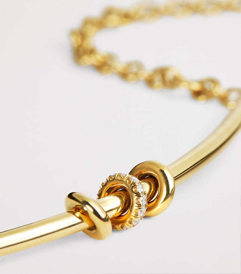 Spinelli Kilcollin Gravity Arc diamond chain necklace (British brand)