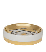 Harrods Porcelain Ashtray with Interwoven Crescents Design 3.5cm x 13cm- Buy online at McGrocer