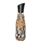 Burberry maple wood nylon check folding umbrella - British product