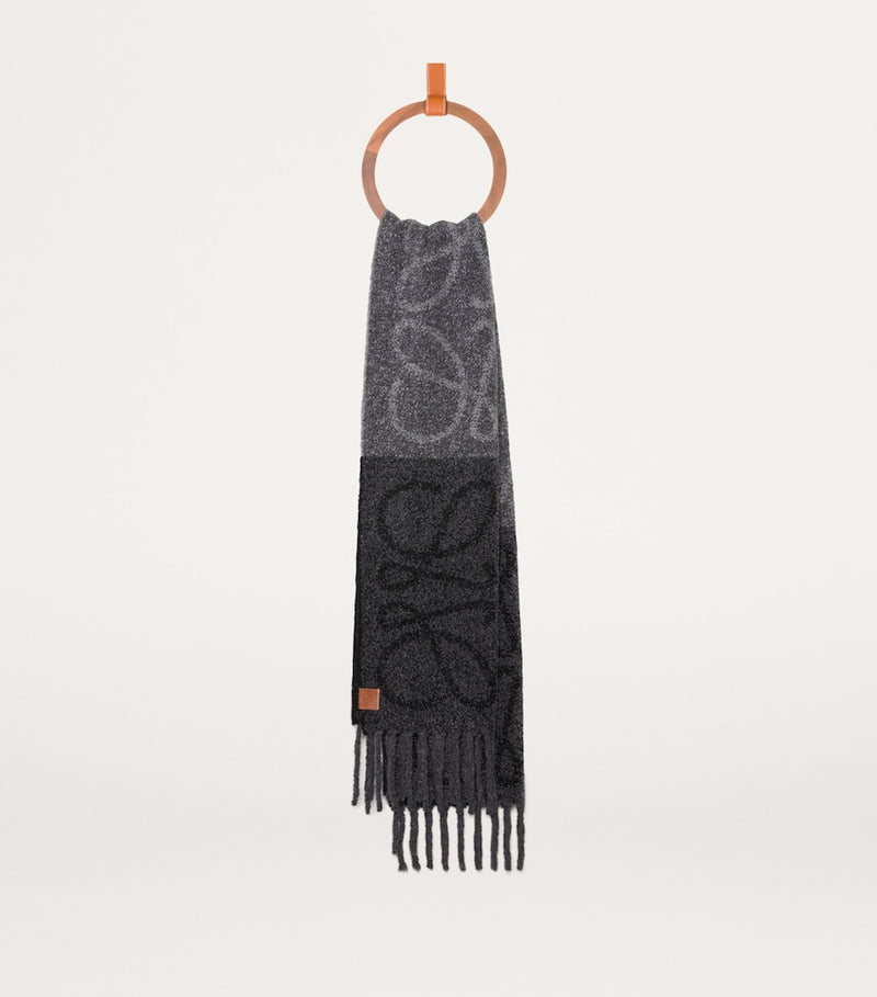 LOEWE Alpaca-Blend Anagram Scarf, imported from the UK