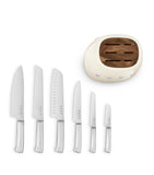 Smeg knife block set (British brand)