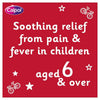 Calpol 6+ Years Fastmelts Strawberry flavour 12 - British product