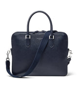 Harrods Aspinal of London Mount Street Leather Briefcase Bag 28cm x 36.5cm x 5cm- Buy online at McGrocer