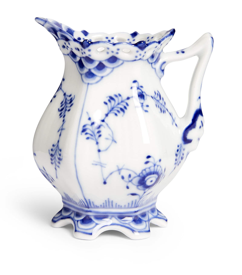 Royal Copenhagen Blue Fluted Full Lace cream jug 70ml, imported from the UK