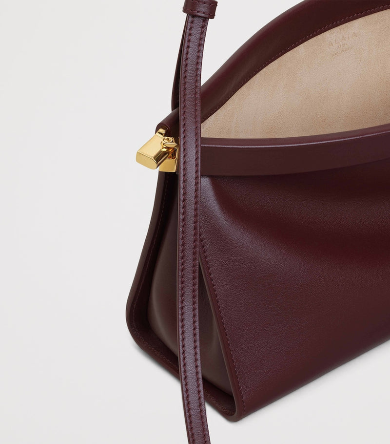 Alaïa medium leather Le Click shoulder bag, imported from the UK