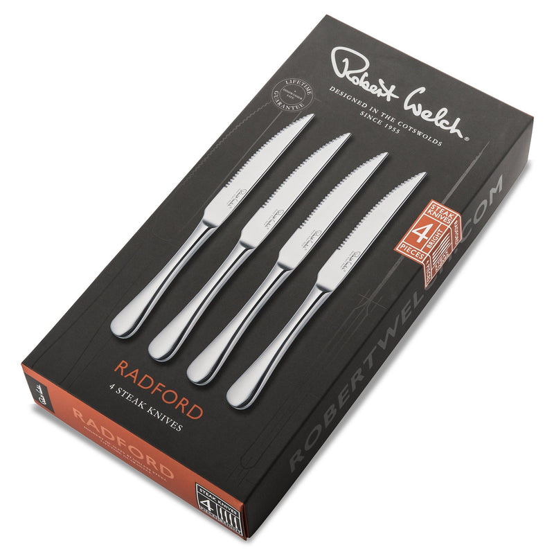 Robert Welch Radford steak knives set of 4, UK version