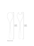 Robert Welch Stanton stainless steel salad servers 2 piece, imported from the UK