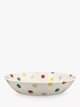 John Lewis Emma Bridgewater Polka Dot Medium Pasta Bowl Multi 23.5cm- Buy online at McGrocer