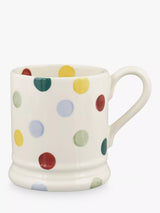 John Lewis Emma Bridgewater Polka Dot Half Pint Mug, 300ml, Multi- Buy online at McGrocer